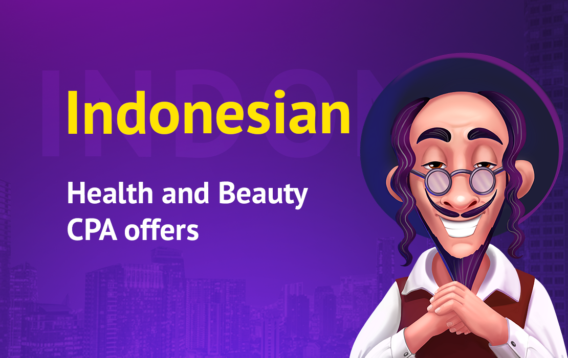 Beauty and health CPA offers for Indonesian traffic 