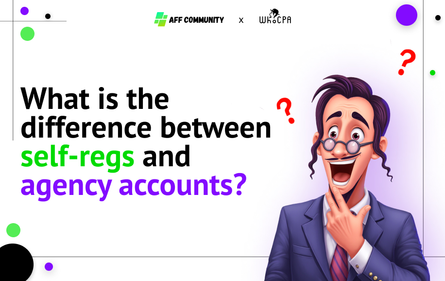 What is the difference between self-regs and agency accounts?